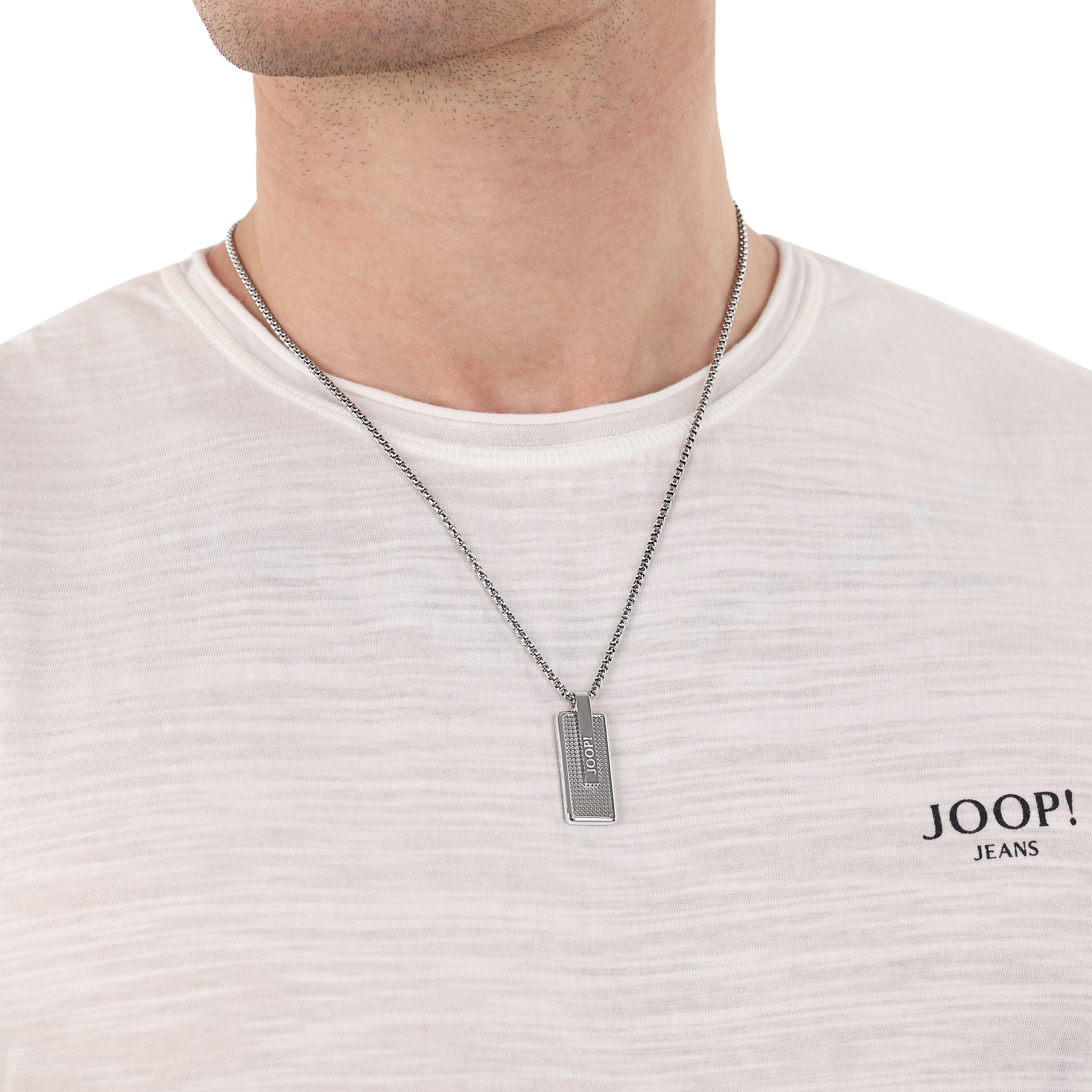 Joop! Herren Halskette 2039794 mit Anhänger Edelstahl
