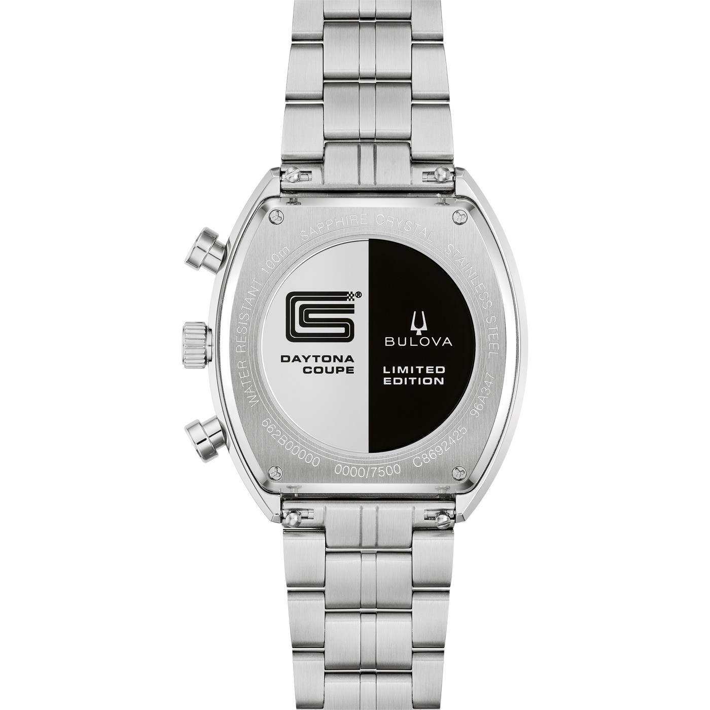 Bulova Herren Armbanduhr 96K118 Shelby Chronograph Edelstahl mit Wechselband Limited Edition