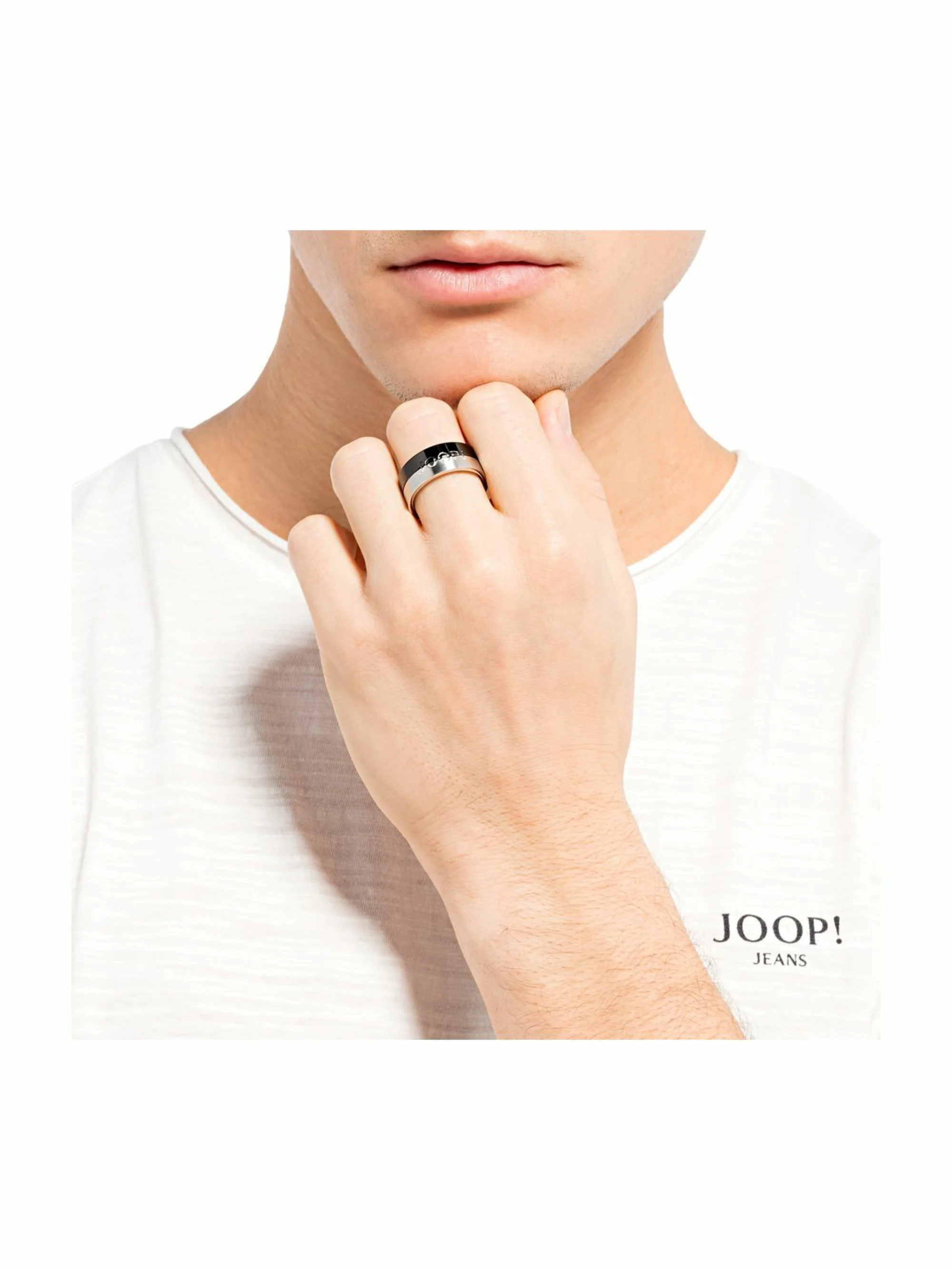 Joop! Herren Ring 2032668 2032669 2032670 2032671 Edelstahl schwarz IP