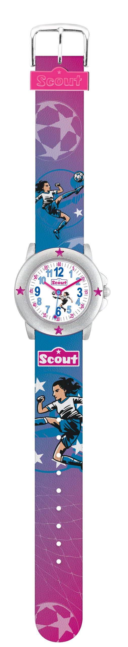 Scout Kinder Armbanduhr Star Kids 280393035 Fußball