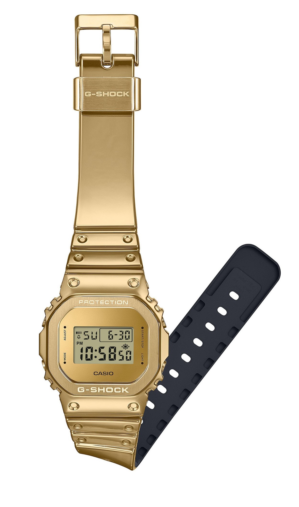 Casio Herren Armbanduhr G-Shock G-Steel GM-5600YMG-9ER goldfarben