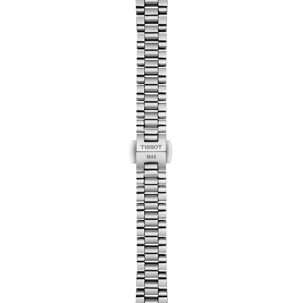 Tissot Damen Armbanduhr T152.010.11.046.00 Desir 28mm Edelstahl - Dunkelblaues Zifferblatt mit Diamantbesatz
