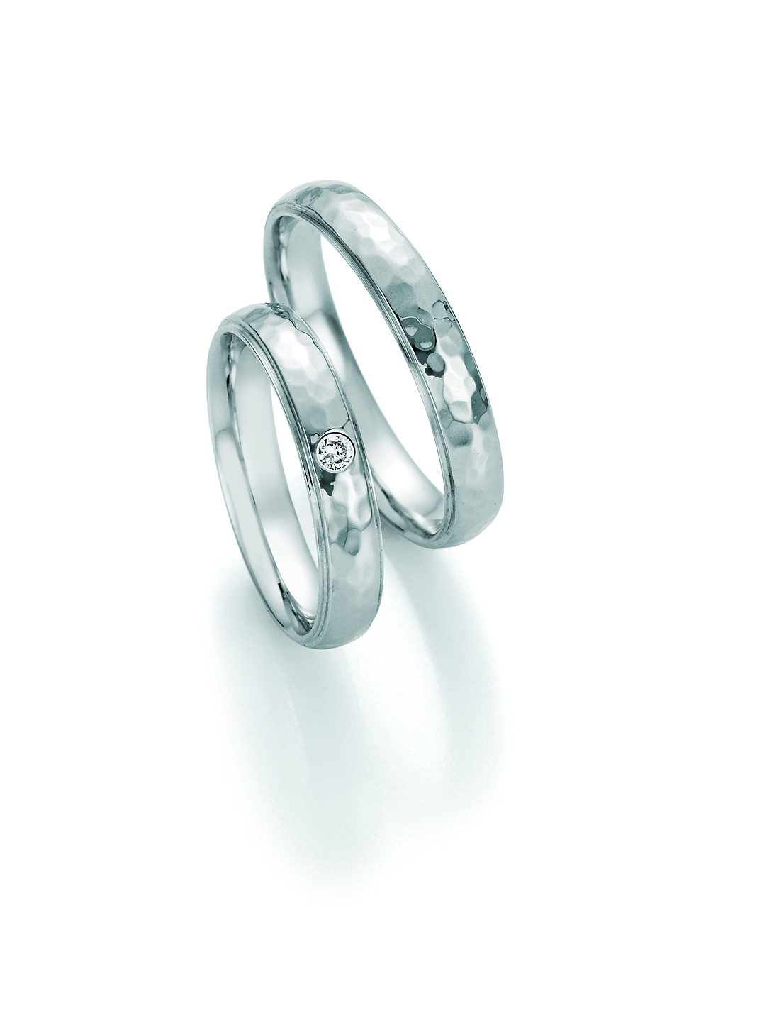 Eheringe Trauringe White Style Steel Basics 88-22090 / 88-22100