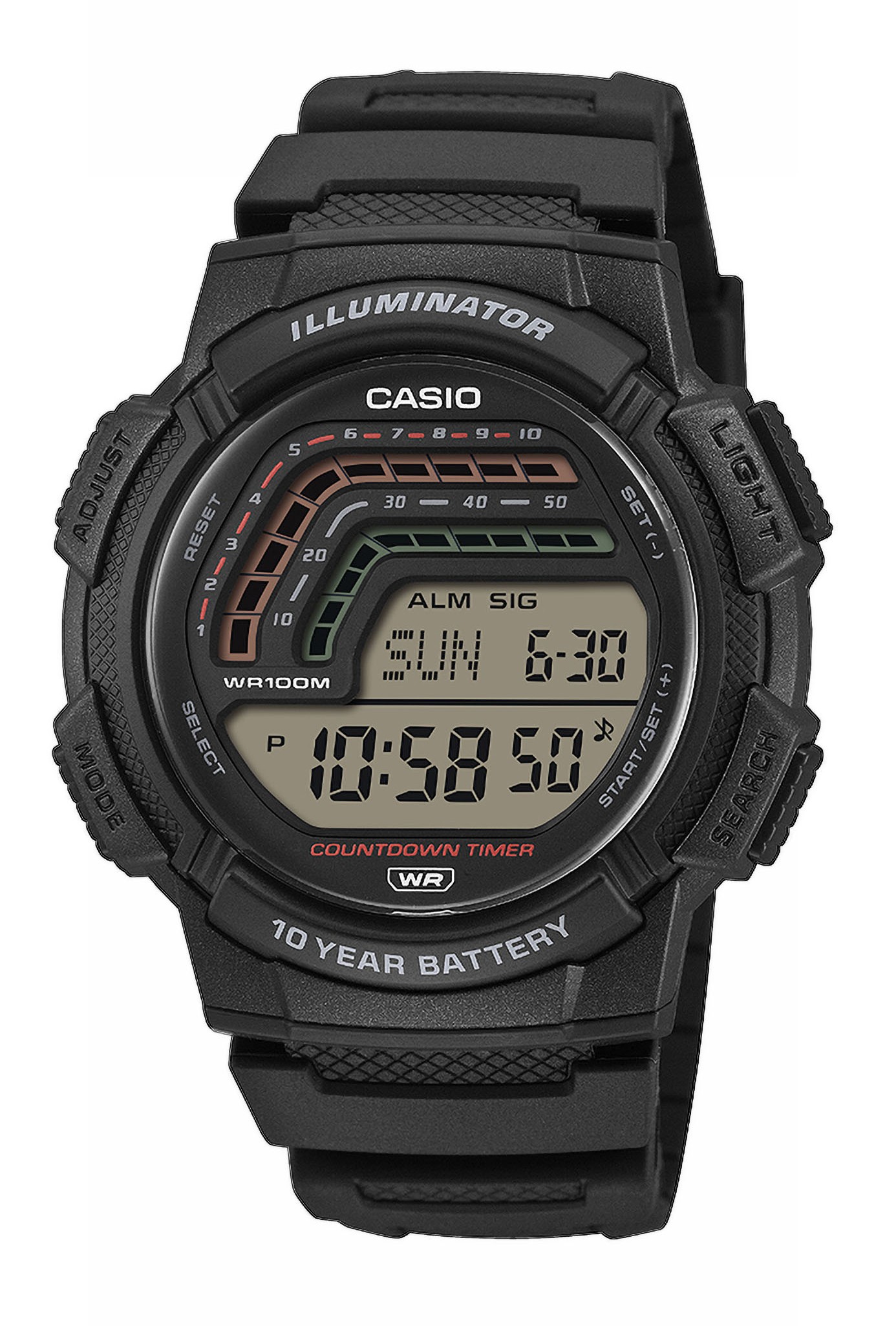 Casio Herren Armbanduhr WS-1800-1AVEF digital
