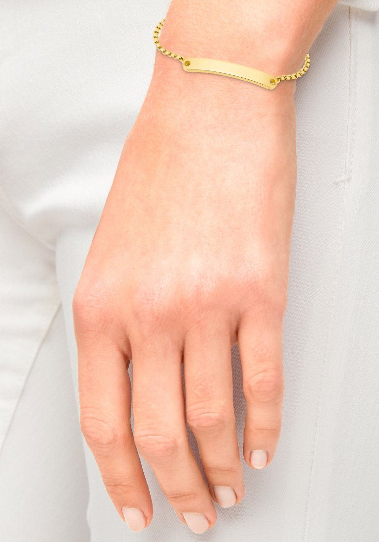 s.Oliver Ident Armband 2034939 Edelstahl gold IP