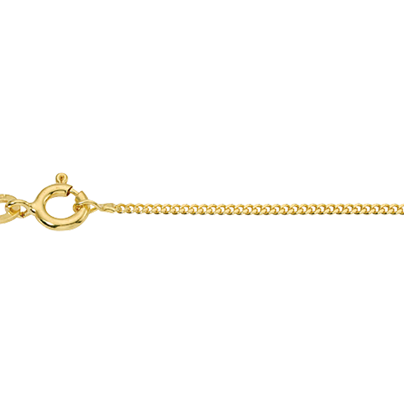 CEM Halskette Flachpanzer BFP335 Gelbgold 333