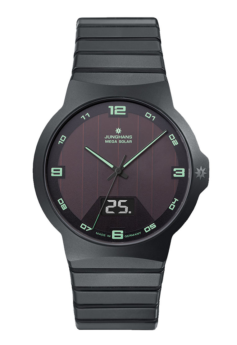 Junghans Herren Armbanduhr 018/1436.44 Force Mega Solar