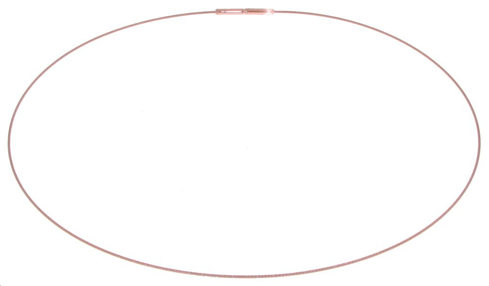 Boccia Collier 0802-03 Edelstahl Titan roségoldplattiert