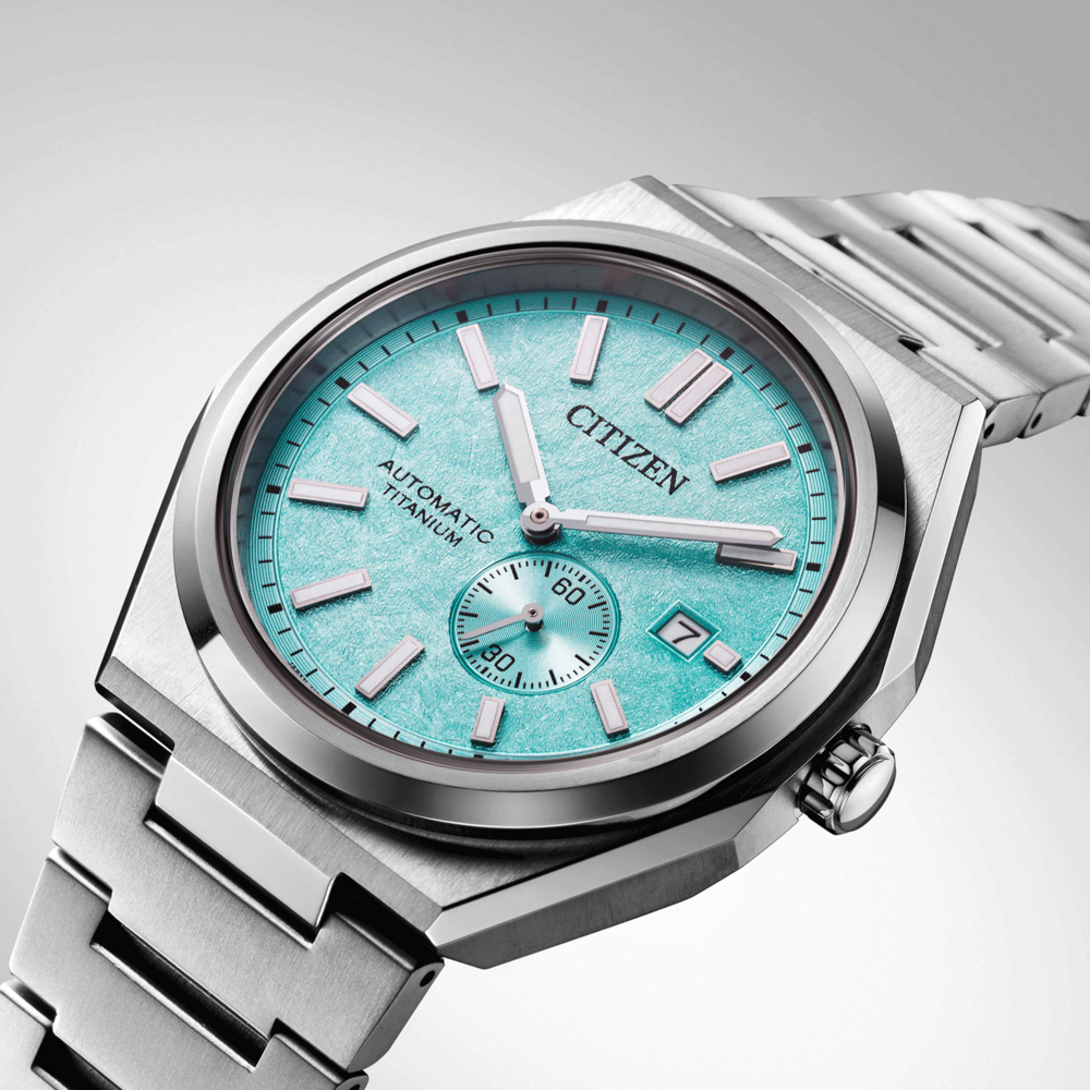 Citizen Herren Armbanduhr NJ0180-80M Automatik Titanium