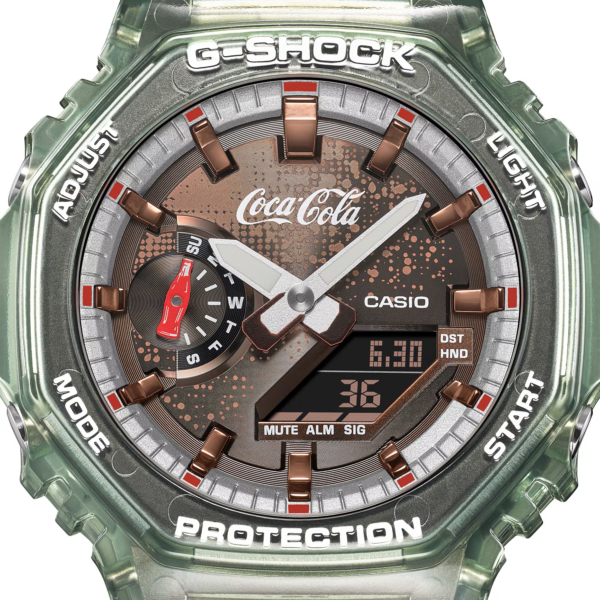 Casio Armbanduhr GA-2100CC-3AER G-SHOCK x Coca-Cola® Limited Edition