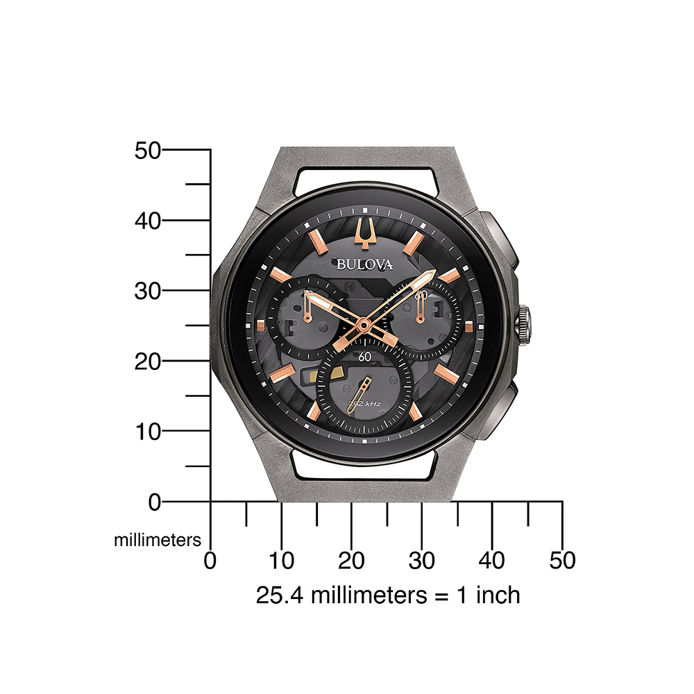 Bulova Herren Armbanduhr 98A162 Curv Chronograph