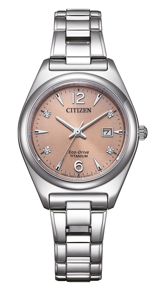 Citizen Damen Armbanduhr EW2601-81Z Solar Eco Drive Titanium