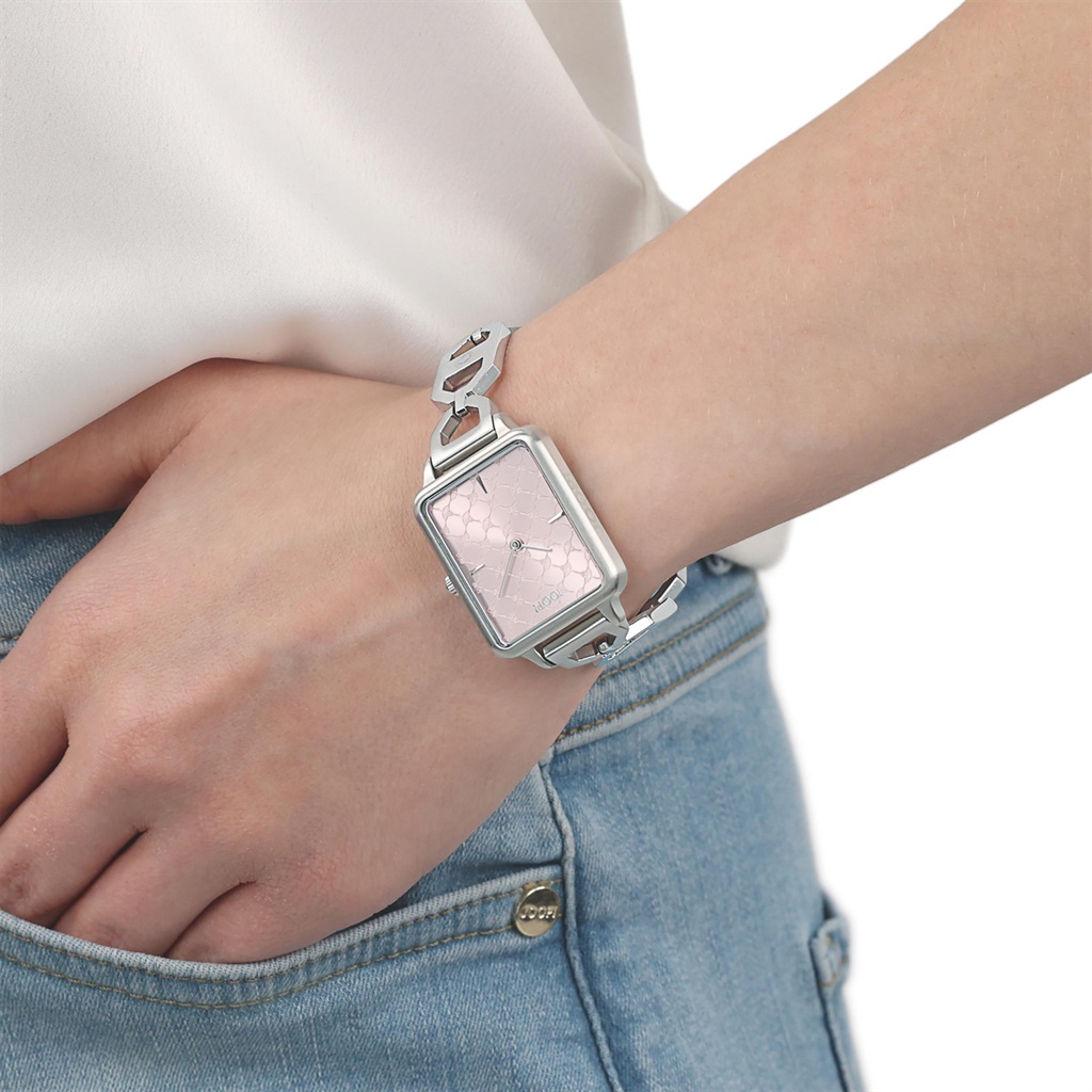 JOOP! Damen Armbanduhr 2100477 Edelstahl Zifferblatt rosa