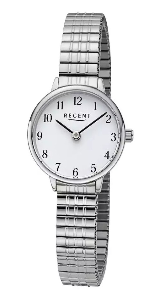 Regent Damen Armbanduhr F-1510 Edelstahl Zugband