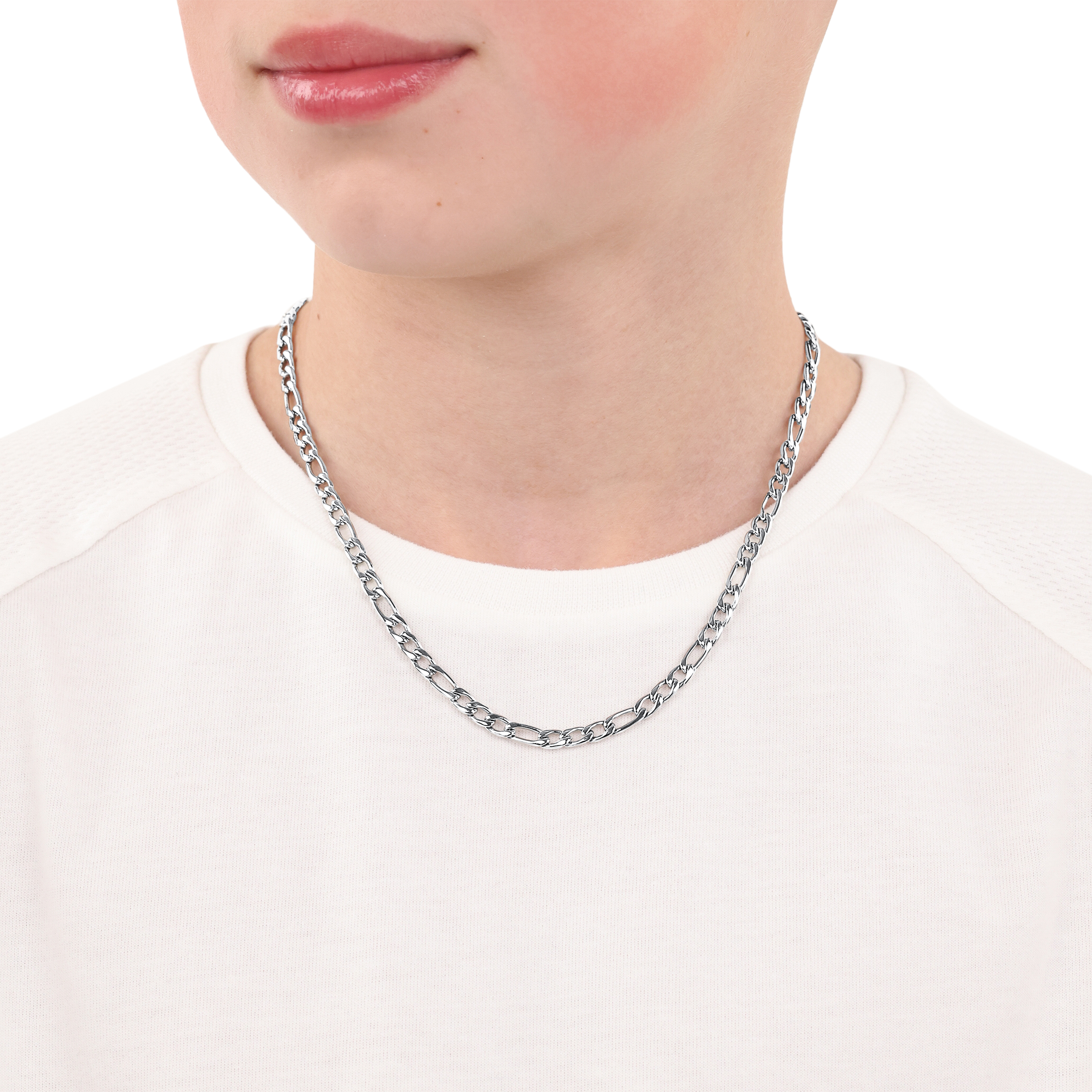 s.Oliver Jungen Halskette 2038864 Figaro Edelstahl
