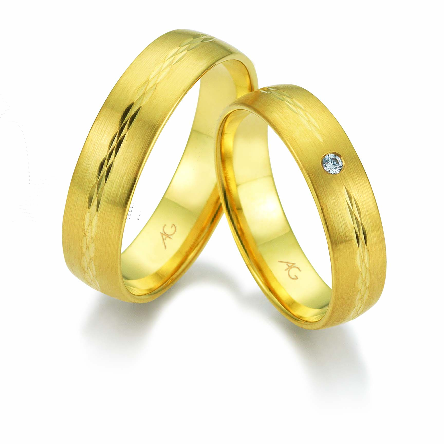 Gerstner Eheringe Trauringe 4/28666-28666 Gelbgold