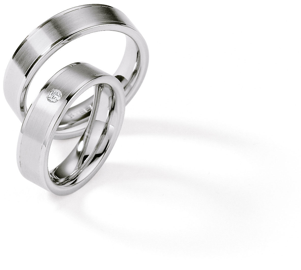 Eheringe Trauringe White Style Steel Brillant 88-01220 / 88-01220