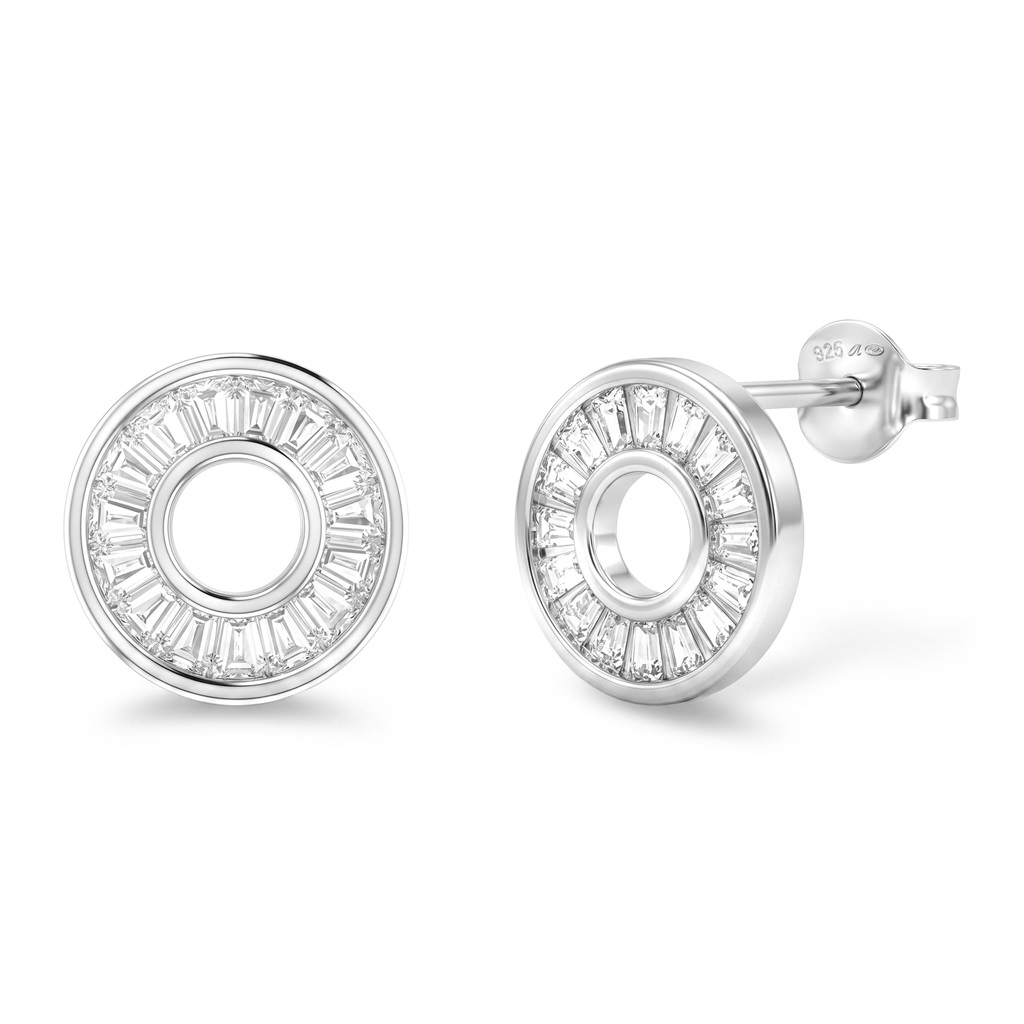 Tom Tailor Damen Ohrstecker 2101808 Silber 925 mit synth. Zirkonia