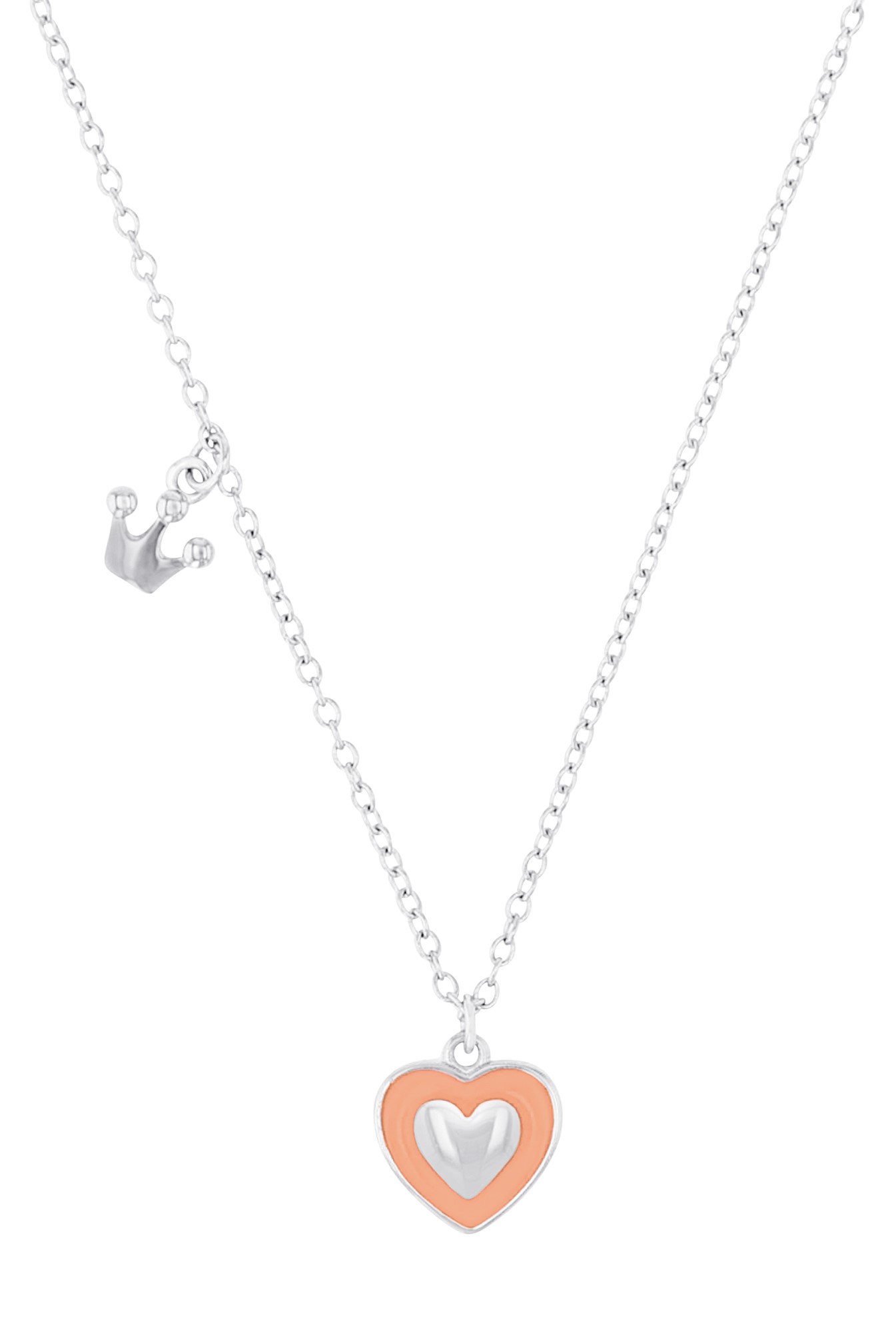 Lillifee Mädchen Halskette 2037939 Anhänger Herz Silber 925 Emaille rosa