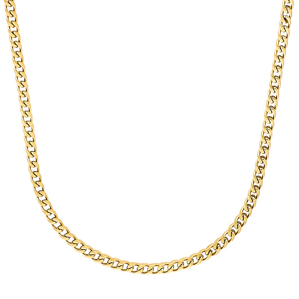 s.Oliver Herren Halskette 2033931 Edelstahl matt gelbgold IP