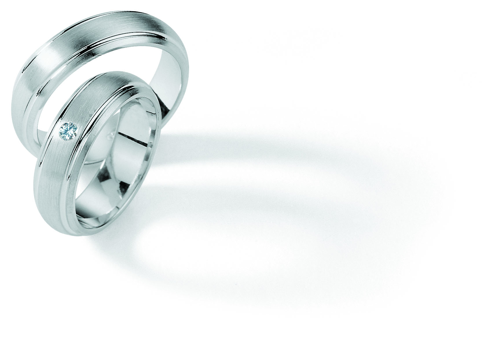 Eheringe Trauringe White Style Silver Brilliance 55-01140 / 55-01140