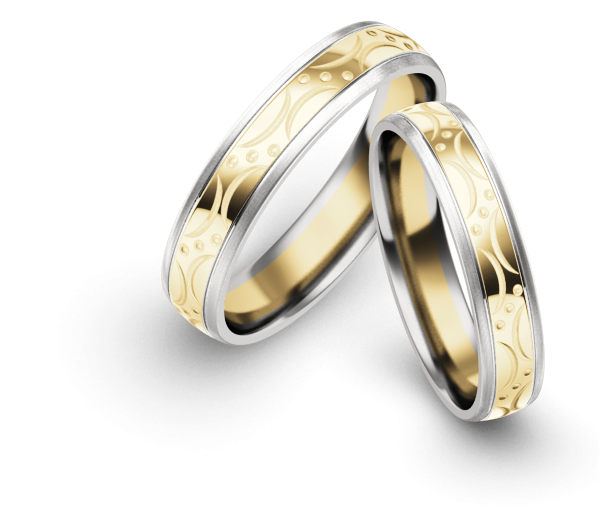 Eheringe Trauringe Rauschmayer 10-50658 11-50658 Weißgold Gelbgold