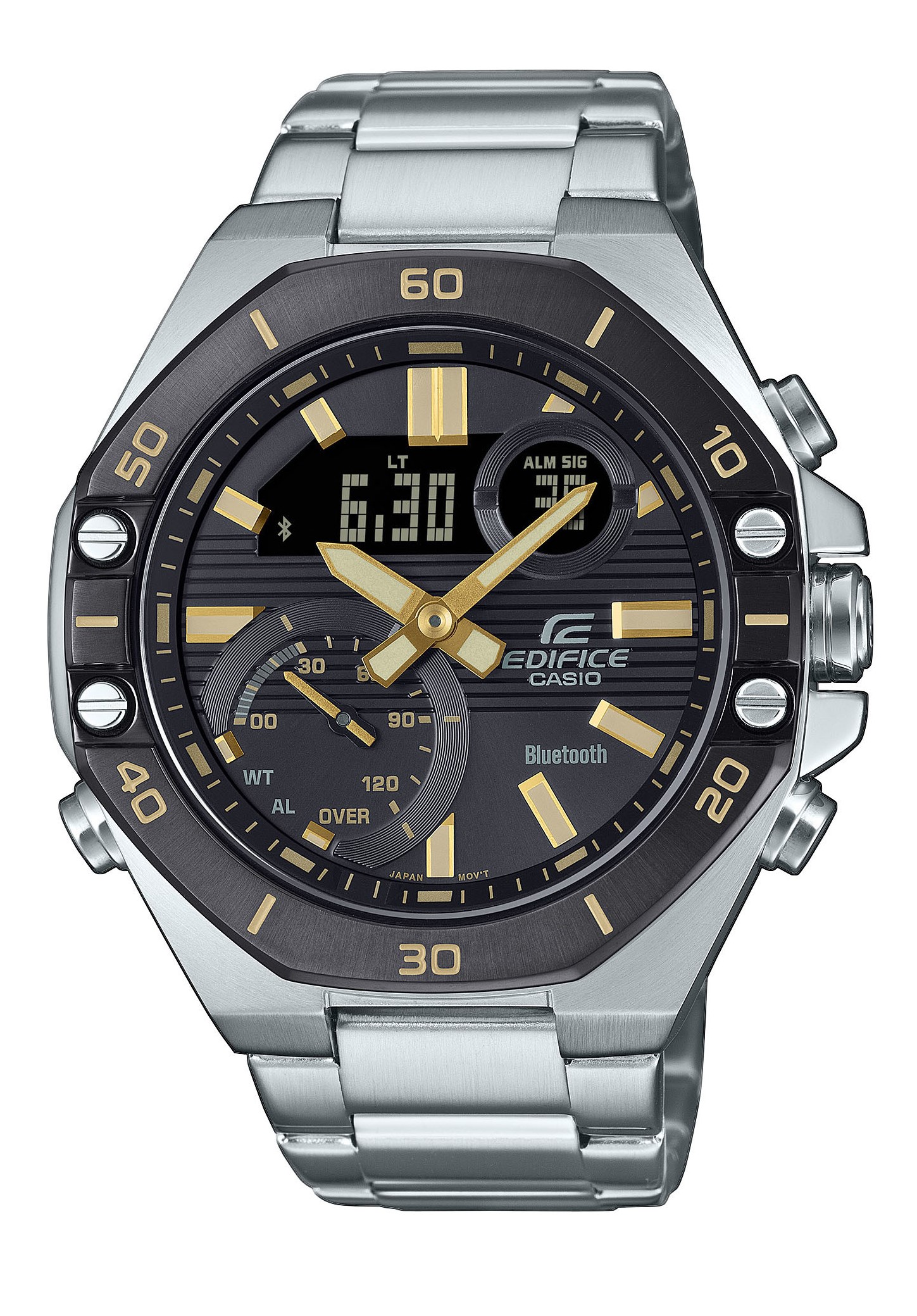 Casio Herren Armbanduhr Edifice ECB-10DB-1A9EF Bluetooth® Smart Edelstahl
