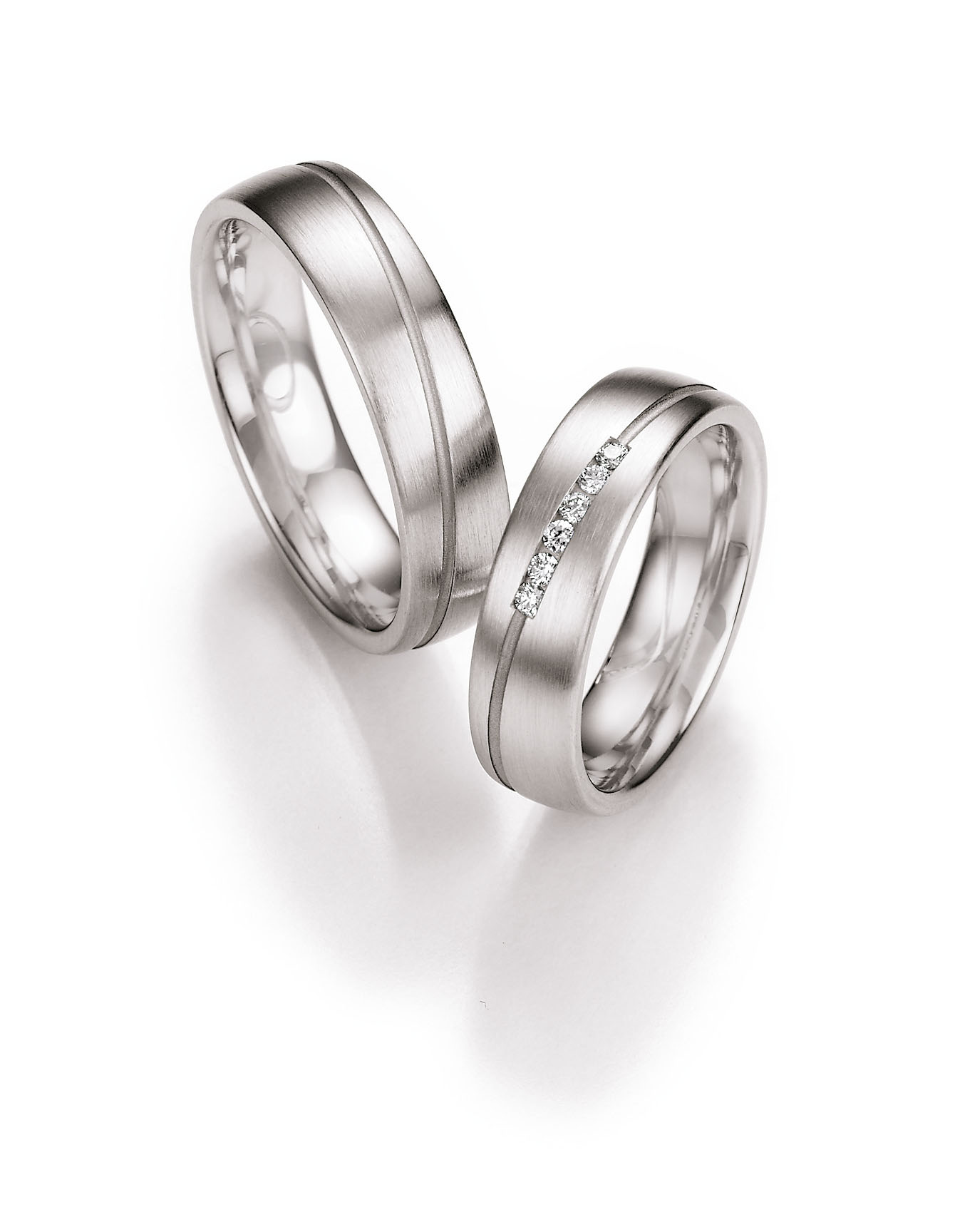 Eheringe Trauringe Honeymoon Edition Platin 73-10010 / 73-10020