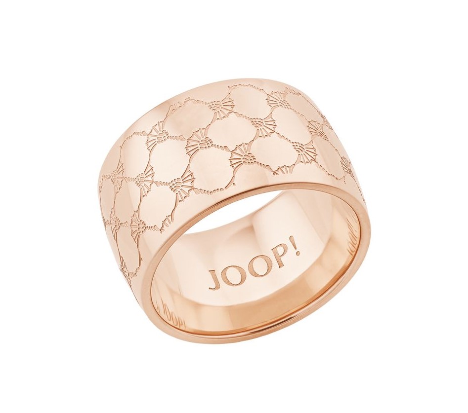 JOOP! Damen Bandring 2024480 Edelstahl rosegold IP