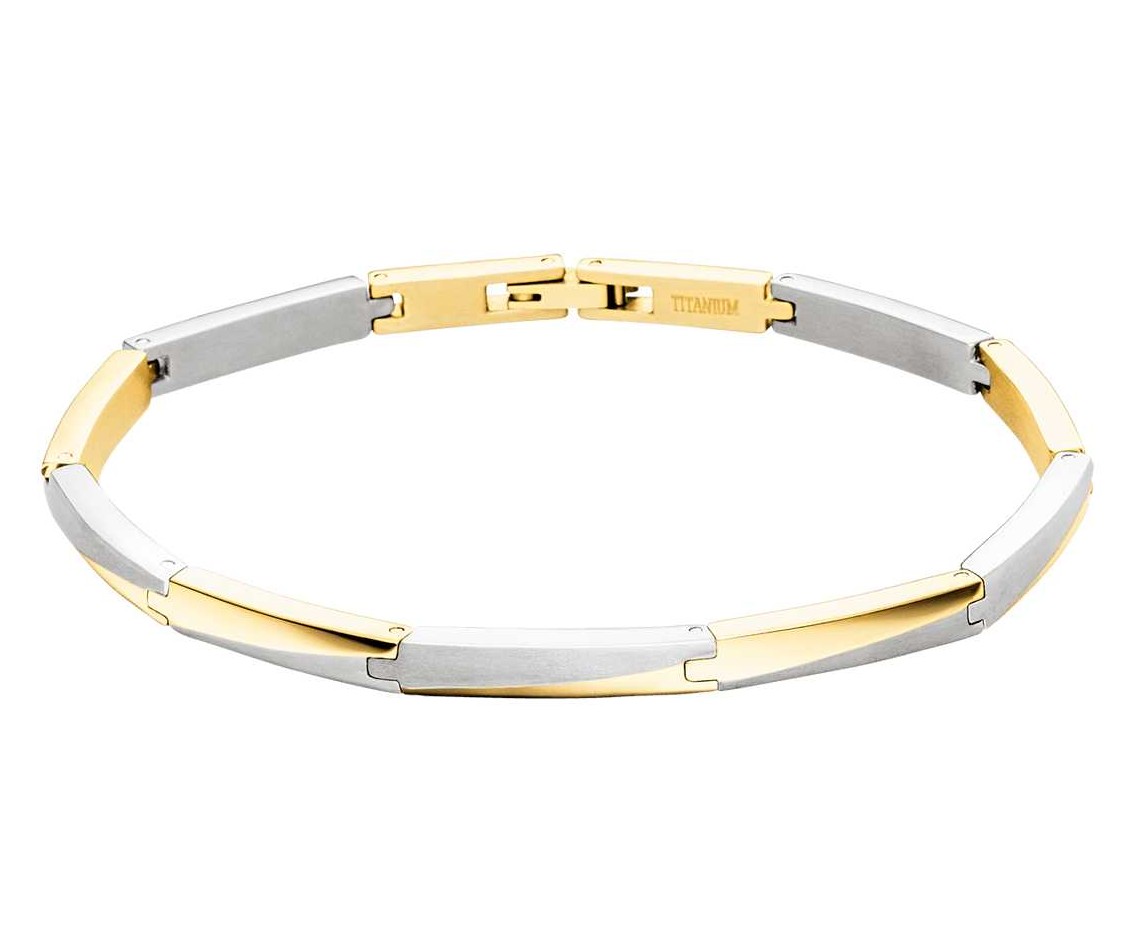 Boccia Damen Armband 03059-02 Titan bicolor