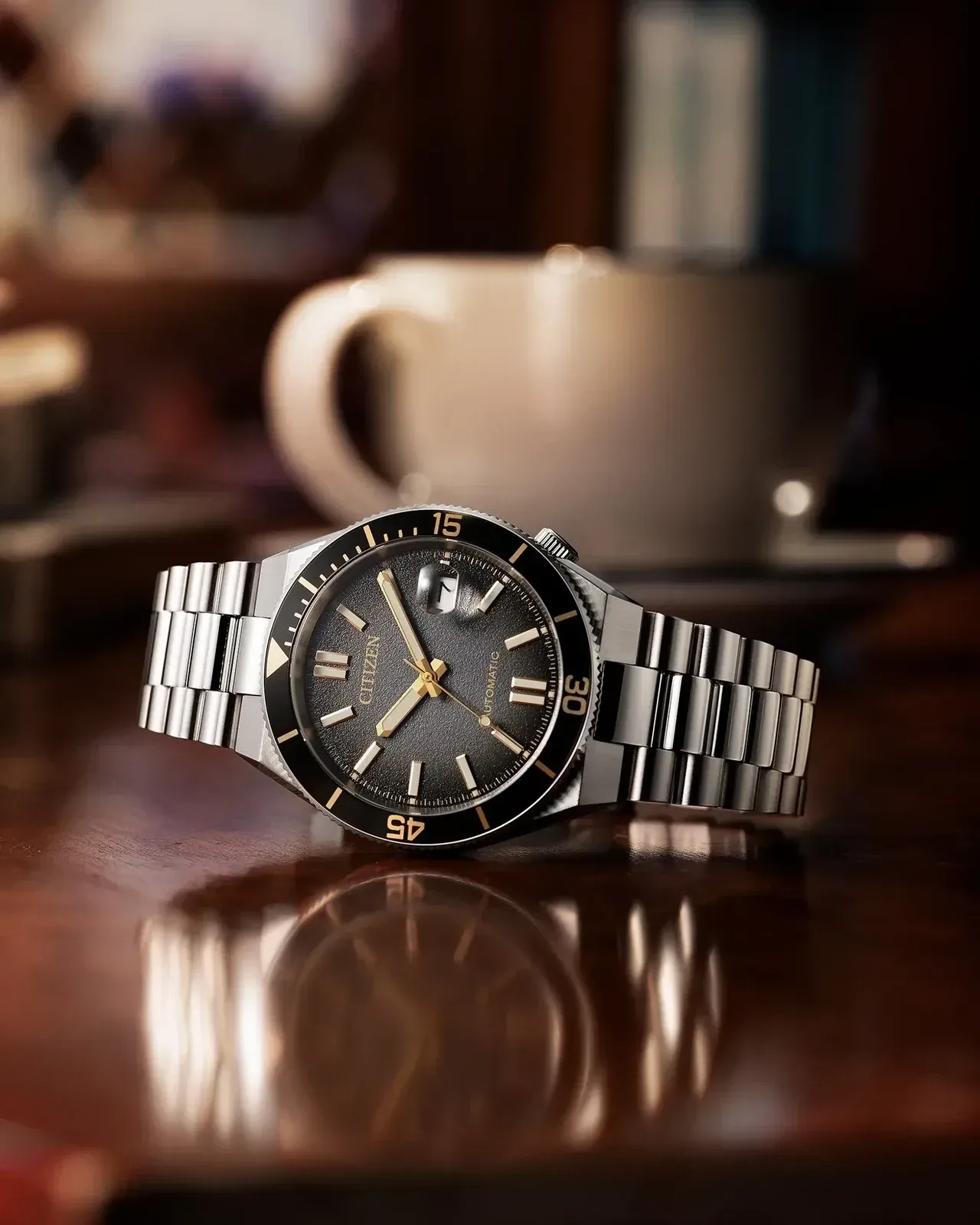 Citizen Herren Armbanduhr NJ0238-57E Tsuyosa Shore Automatik Edelstahl Limited Edition 2026