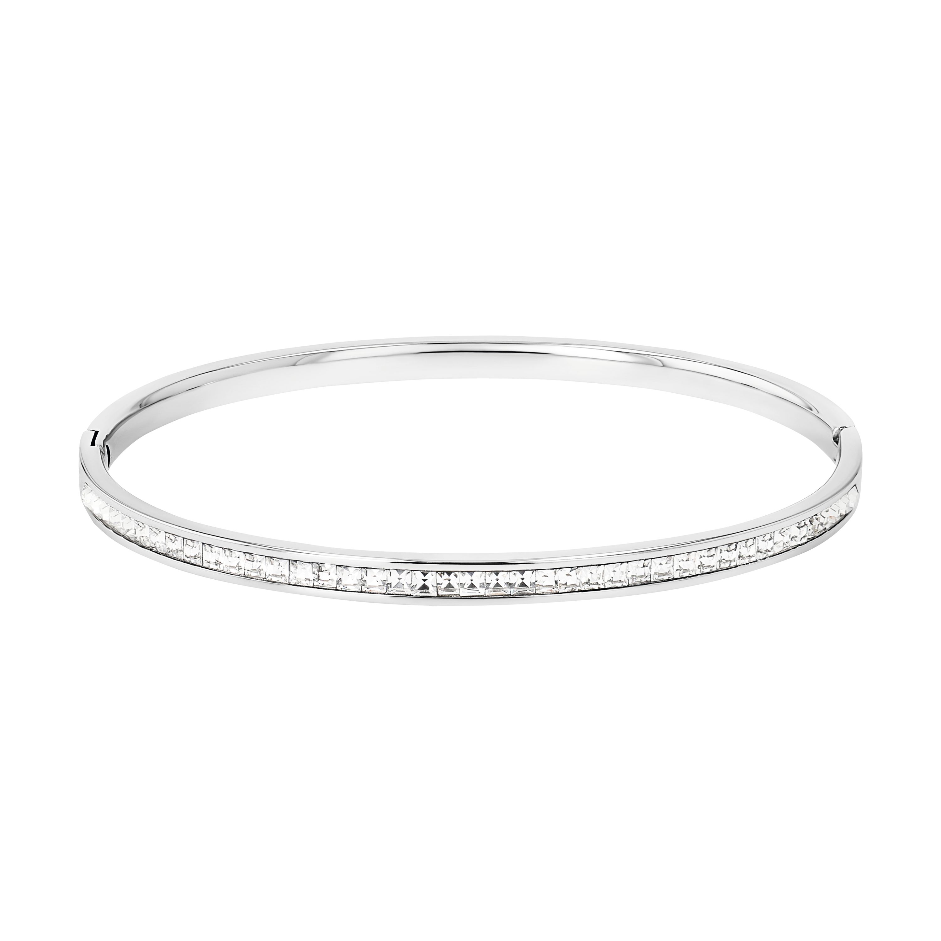 Tom Tailor Damen Armreif 2101404 Edelstahl mit Kristallglas-Steinen