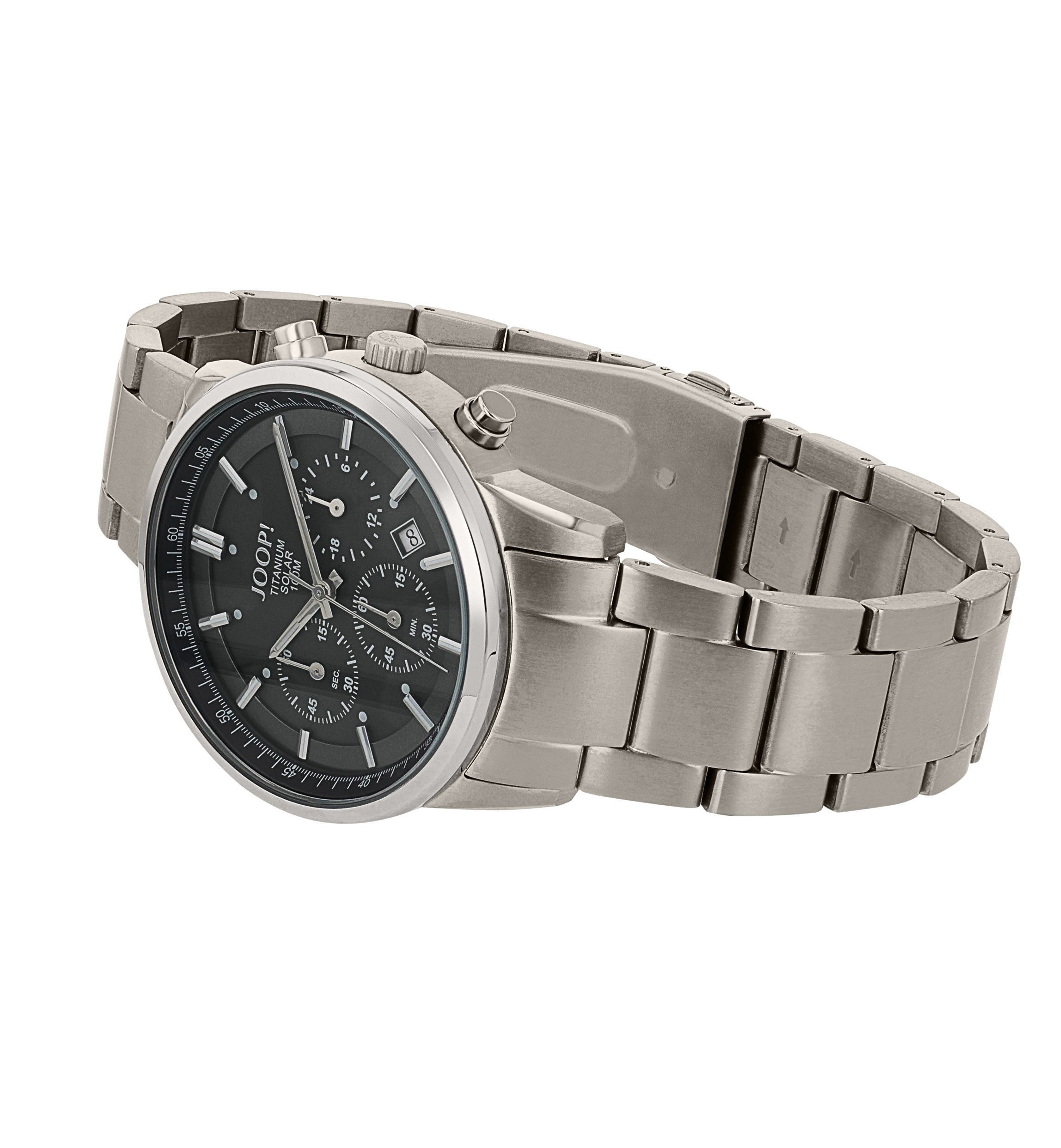 JOOP! Herren Armbanduhr Solar 2039581 Chronograph Titan