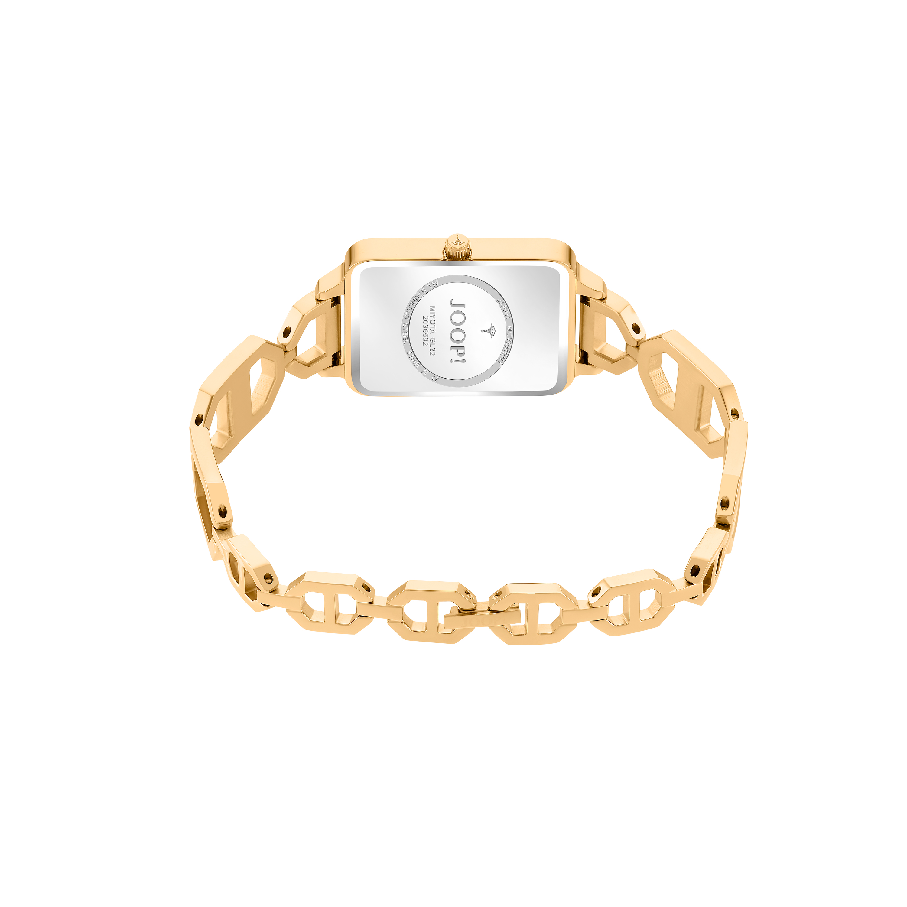 JOOP! Damen Armbanduhr 2036592 Edelstahl gelbgold IP