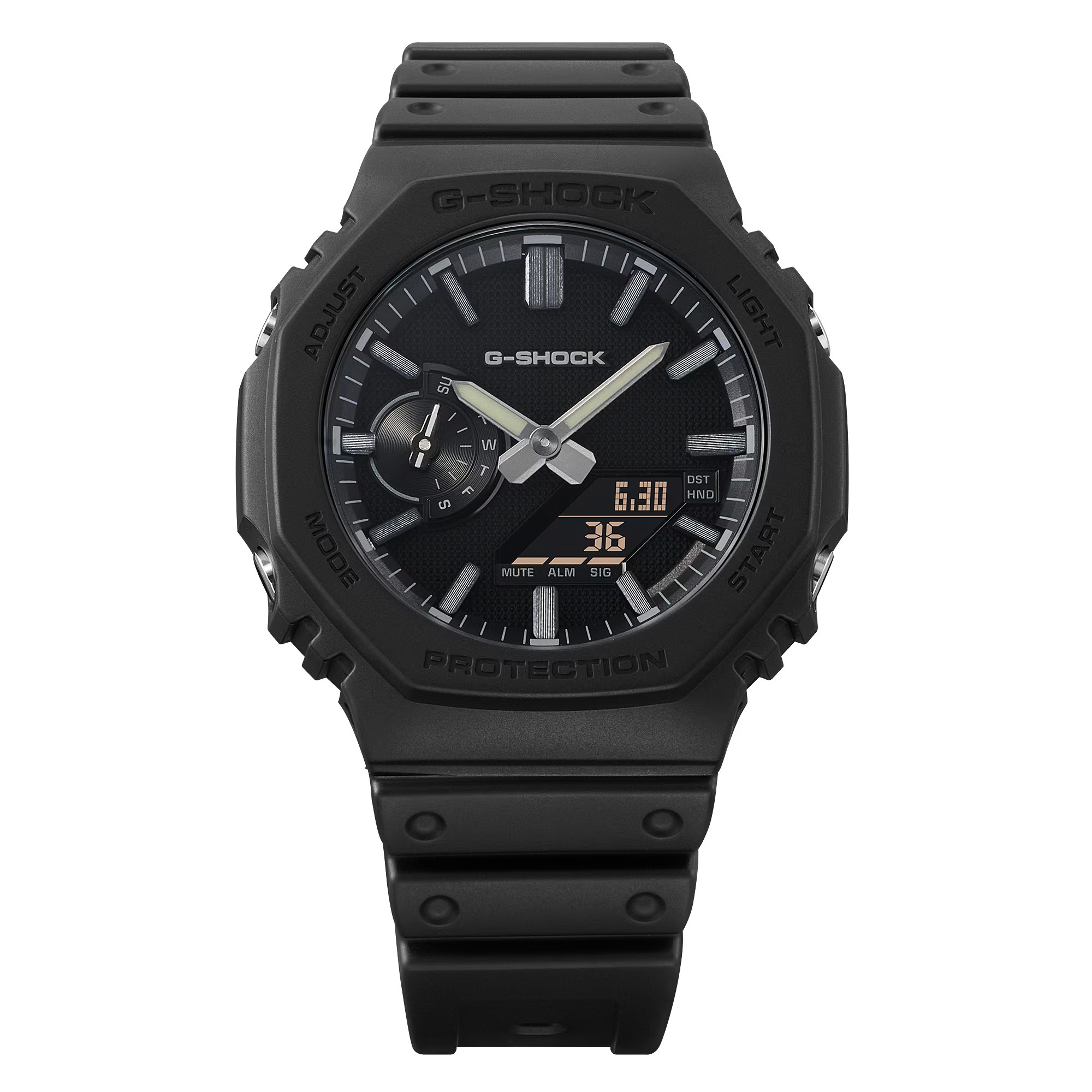 Casio Herren Armbanduhr G-Shock GA-2100LXB-1AER Lux Black analog digital 