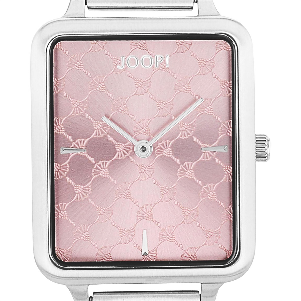 JOOP! Damen Armbanduhr 2100477 Edelstahl Zifferblatt rosa