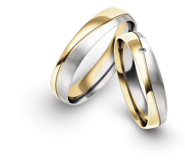 Eheringe Trauringe Rauschmayer 10-50793 11-50793 Weißgold Gelbgold