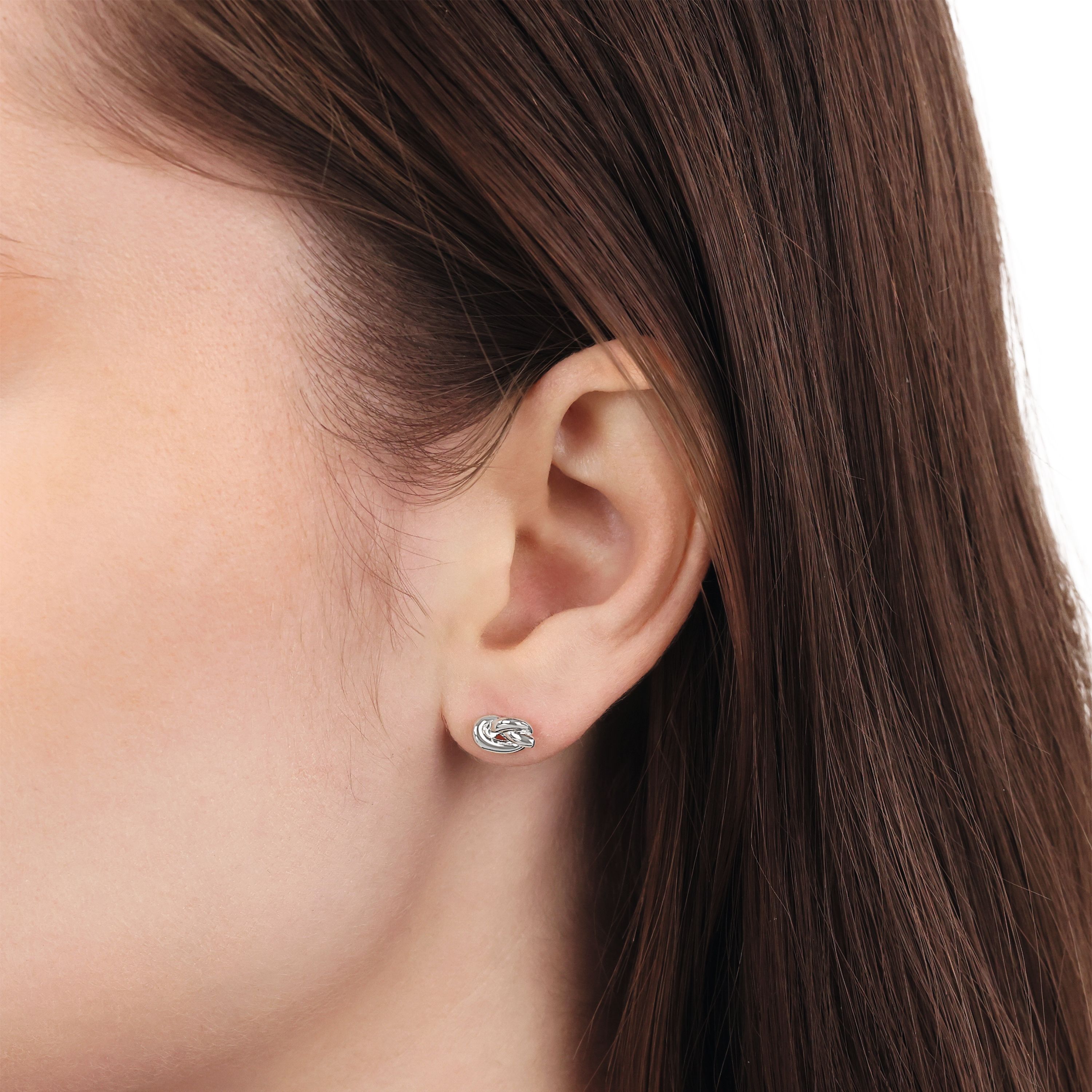 Tom Tailor Damen Ohrstecker 2101228 Silber 925 Knoten-Motiv