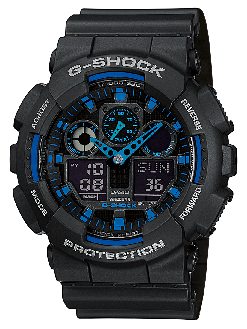 Casio Herren Armbanduhr G-Shock GA-100-1A2ER