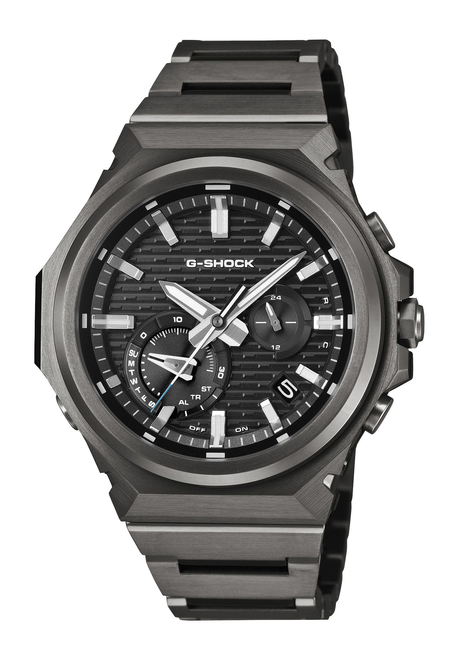 Casio Herren Armbanduhr G-Shock GST-B1000BD-1AER Bluetooth Solar Edelstahl IP Schwarz