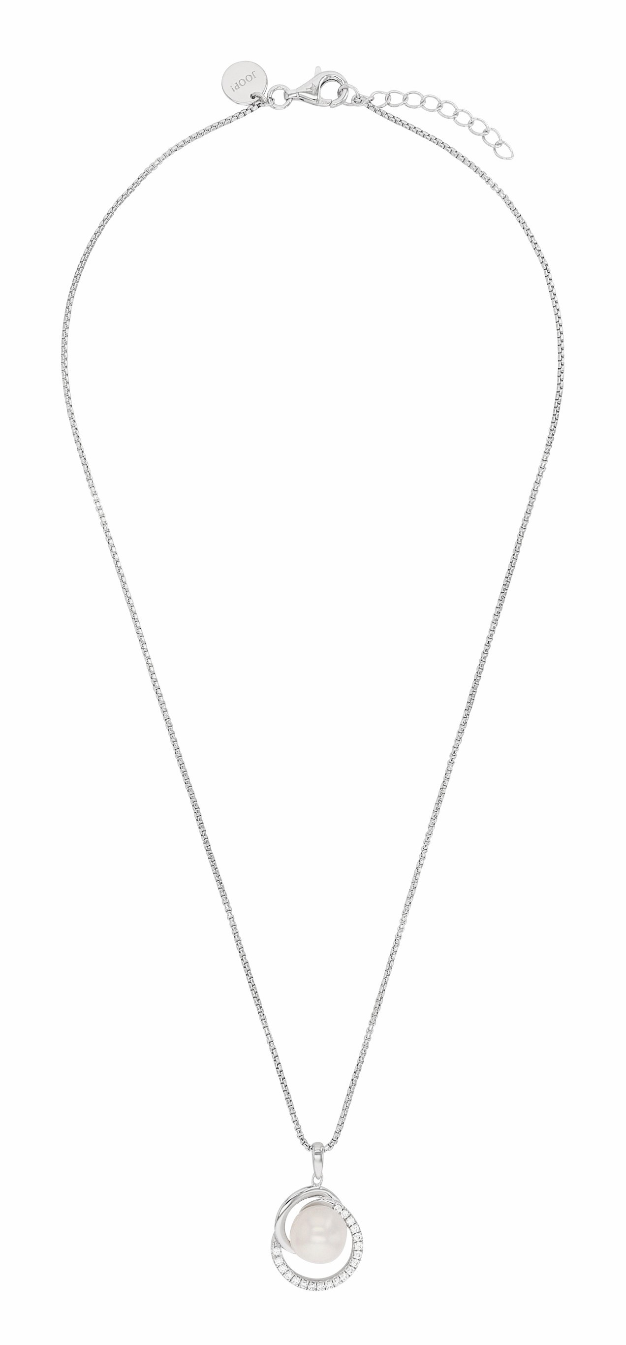 JOOP! Halskette 2023380 Perle Zirkonia Silber