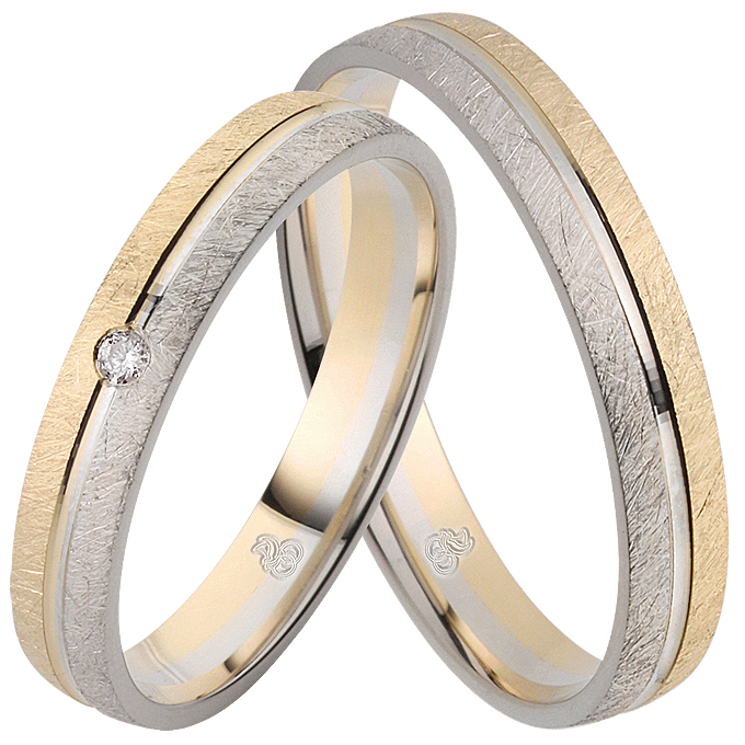Eheringe Trauringe Rauschmayer First 10-51088 11-51088-035 Gelbgold Weißgold