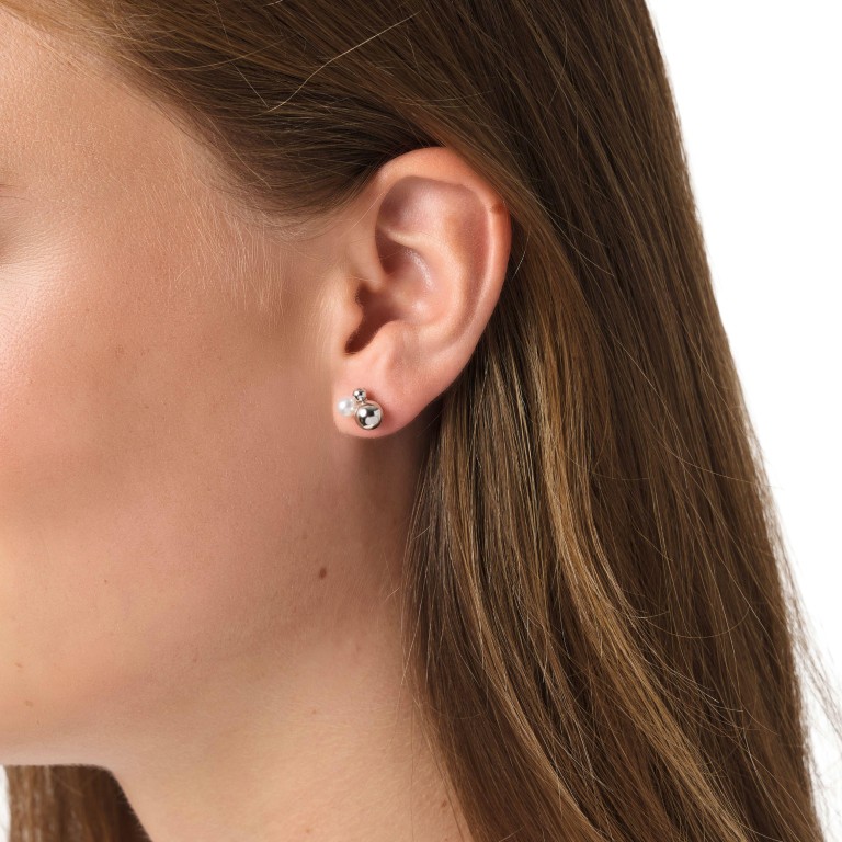 Tom Tailor Damen Ohrstecker 2101812 Silber 925 mit Süßwasserzuchtperle