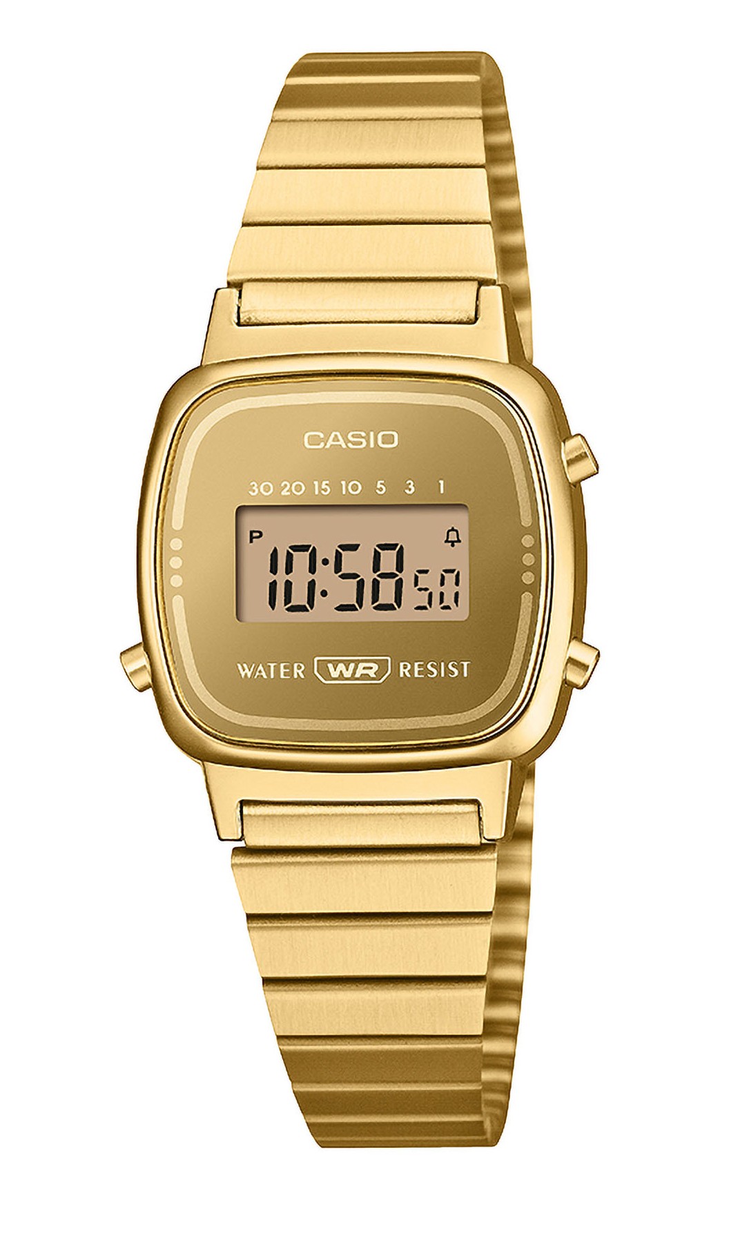 Casio Damen Armbanduhr LA670WEGS-9AEF Vintage digital goldplattiert