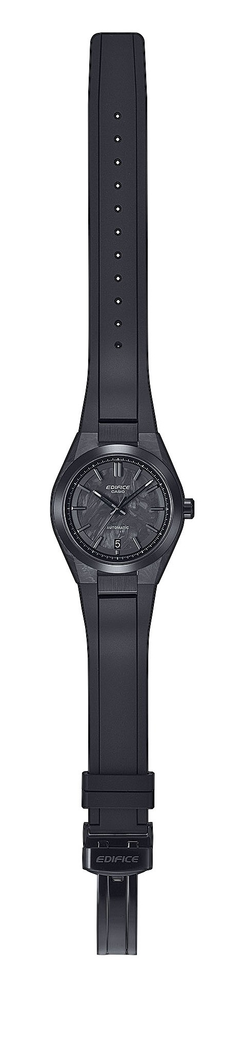 Casio  Herren Armbanduhr Edifice EFK-100XPB-1AER Automatik Edelstahl Carbon
