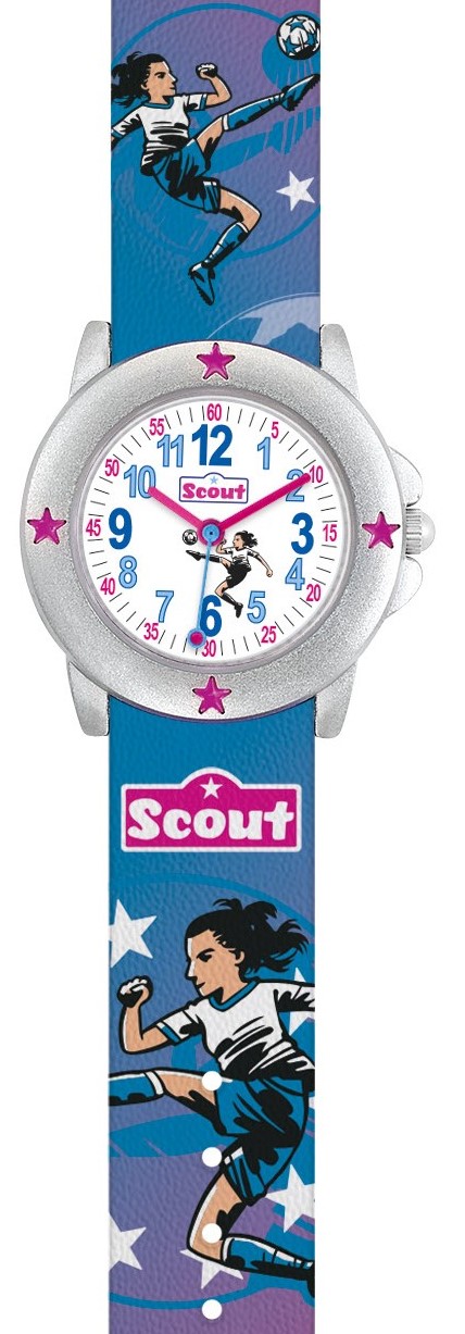 Scout Kinder Armbanduhr Star Kids 280393035 Fußball