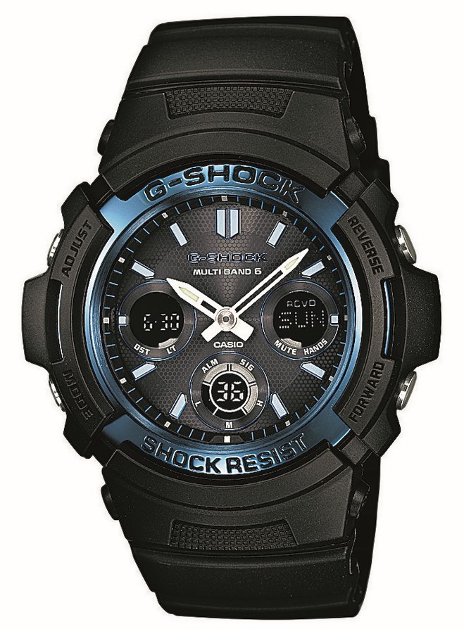 Casio Herren Armbanduhr G-Shock AWG-M100A-1AER Funk Solar