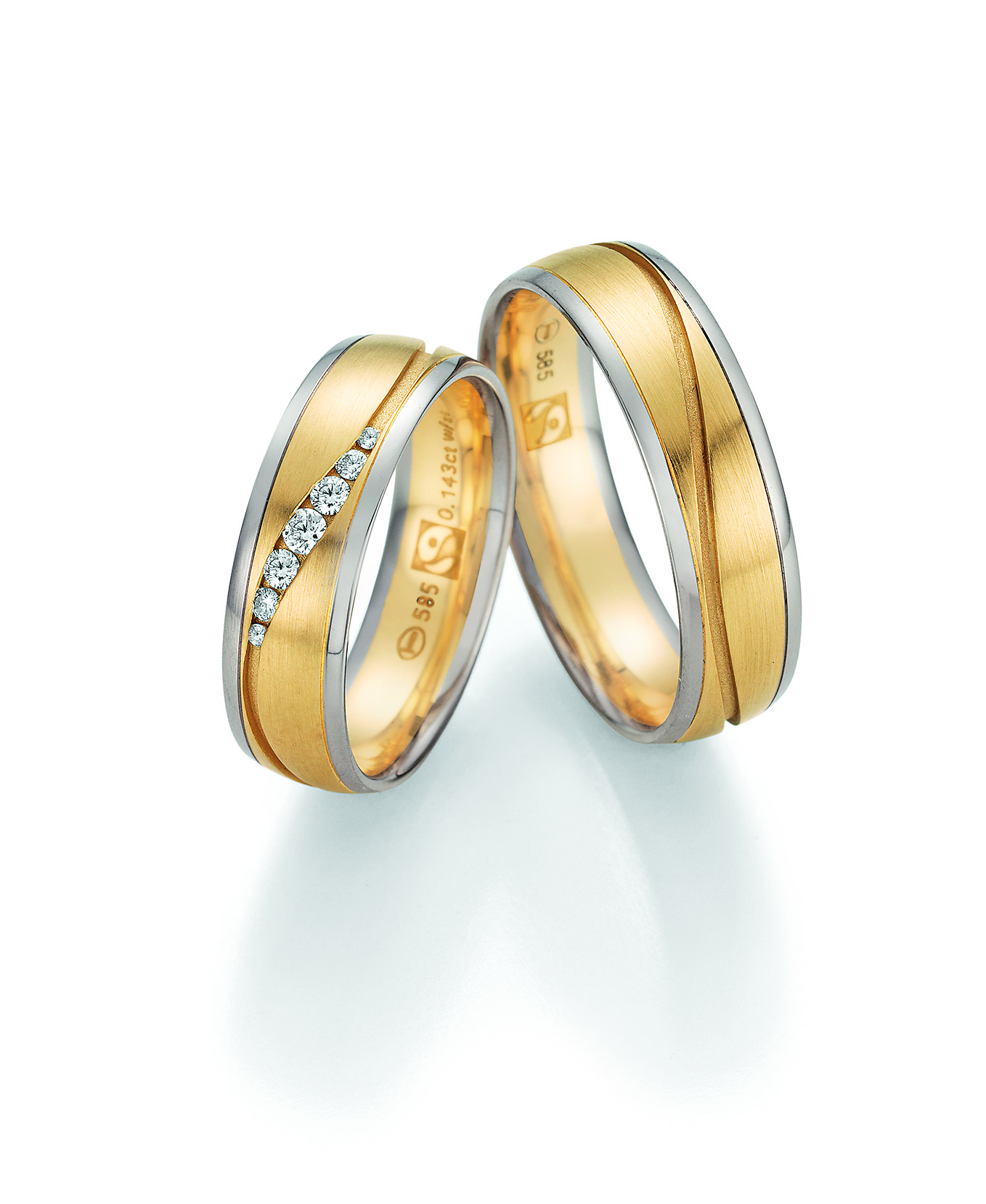Eheringe Trauringe Fairtrade-Gold 33-30130 / 33-30140