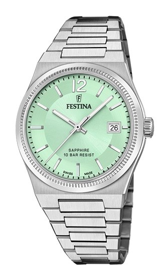 Festina Damen Armbanduhr "Swiss Made" F20035/3 Edelstahl