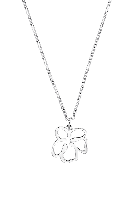s.Oliver Damen Halskette 2033874 Blume Silber 925/-